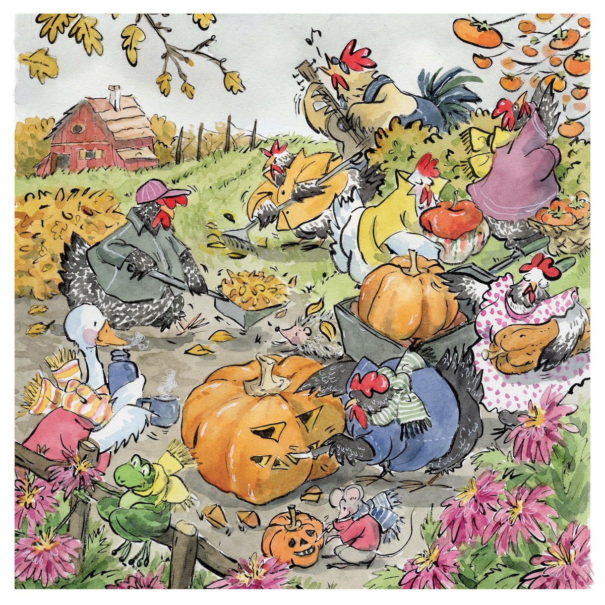 Un po’ di Halloween a china e acquerello (Workshop)